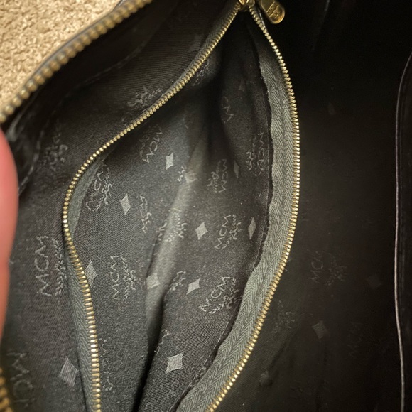 MCM BOSTON BAG VISETOS PVC LEATHER - Picture 6 of 15